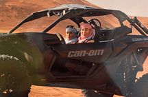 Premium Desert Safari with Pickup,Quad Bike,Camel Ride & Dinner