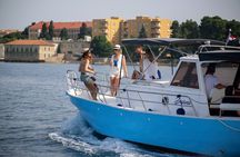 Zadar: Ugljan, Ošljak, Galevac Vintage boat tour with Wine
