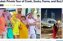 Dubai Sightseeing Full Day Trip with Burj Khalifa from Abu Dhabi