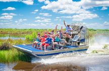 Miami: Everglades Airboat Adventure Tour + Biscayne 