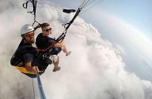 Tandem Paragliding with a Licensed Pilot from Side