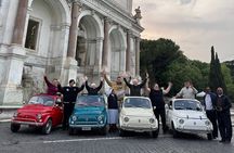 Rome: Retro Fiat 500 Car Tour with Pro Photographer