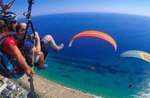 Tandem Paragliding with a Licensed Pilot from Side