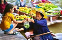 Bangkok: Private Train, Floating Market with Train/Boat Ride