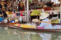 Bangkok: Private Train, Floating Market with Train/Boat Ride