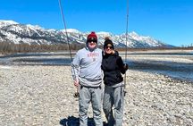 Full Day Guided Private Walk Wade Fly Fishing at Jackson Hole