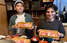 Kagurazaka Historic Evening Walking Tour with Shabu Shabu
