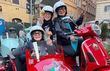 Rome 3 hours Vespa Sidecar Private Tour with Gelato
