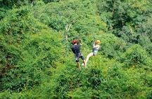 Koh Samui Jungle Zipline and Cafe with Waterfall Views