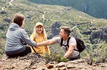 Trekking over Masca through laurel relict woods.Roque de Tarucho.