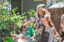 Tea with hummingbirds at a Hummingbird Sanctuary