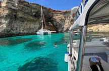 Around Comino, Blue & Crystal Lagoon and Caves Half day trip 