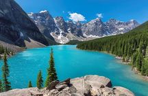 Sunset in Moraine and Lake Louise Tour at 6:00 pm