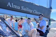 Cagliari: Sailing Tour, Snorkeling, and Prosecco Toast