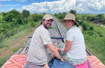 Battambang: Bamboo Train and Bat Cave from Siem Reap
