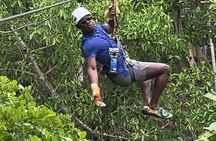 Ziplining and Dunn's River falls Combo from Montego Bay.