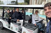 Rome:Fun Private & Group Tour in Golf Cart 90 minutes 