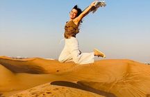 Premium Desert Safari ATV Camel Ride Sandboard with BBQ Dinner
