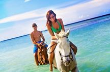 Horseback riding, shopping and lunch