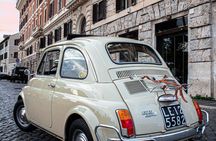 Rome: Retro Fiat 500 Car Tour with Pro Photographer