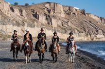 Santorini: Ride a Donkey or a Horse through Volcanic landscapes