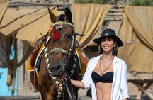 Santorini: Ride a Donkey or a Horse through Volcanic landscapes