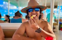 Catamaran Excursion + Open bar + Snorkeling at El Cielo