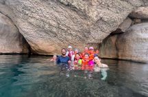 Shared Tour to Wadi Shab Hike, Swim, Cave, Sinkhole & Fins Beach