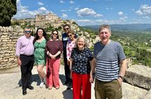 Afternoon Hilltop Villages of Luberon from Aix en Provence