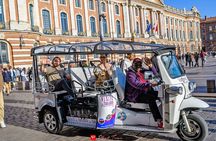 Toulouse Tour in Electric Tuk Tuk