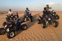 Doha : Quad Bike Desert Safari With Sandboarding & camel ride