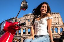 Rome Vespa Round with Photo in Eternal city