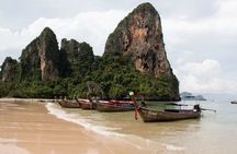 Krabi: Railay Beach and Caves Tour with Jurassic Rebirth Elements