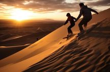 Agadir/Taghazout : Sunset Sandboarding with Dinner & Quad Bike