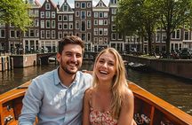 Amsterdam Walking Tour & Canal Cruise with Drink & Cheese Tasting