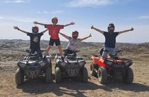  Quad Agafay camel ride, swimming pool, dinner and show.