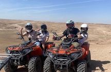  Quad Agafay camel ride, swimming pool, dinner and show.