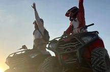  Quad Agafay camel ride, swimming pool, dinner and show.