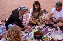 Wadi Rum Full day Jeep Tour with Stay in Bedouin Camp Overnight