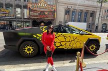 50min Driving Tour: Explore Hollywood in Cybertruck