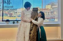 Play Gayageum in Hanbok Cultural Experience in Bukchon