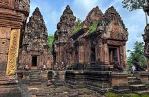 Banteay Srei, Kulen Mountain and Beng Mealea with Picnic lunch