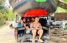 7 Hour Sticky Waterfall and Double Rafting Adventure