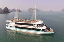 From Hanoi: Luxury Day Cruise Explore Halong Bay, Island, Caves