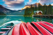 Moraine Lake, Lake Louise,Banff Town,Johnston Canyon from Canmore