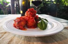 Authentic Apulian menu in the garden of an ancient trullo