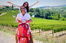 From Florence: Small-Group Tuscany Vespa Tour with Lunch & Wine