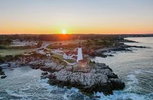 Sunset Lighthouse Cruise Along Casco Bay