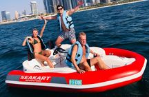 120 MINUTES Dubai Private Self-Drive SeaKart Jet Ski Boat Tour 