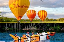 Cairns Hot Air Balloon Flight + Bad Fishy Jet Boating Cairns